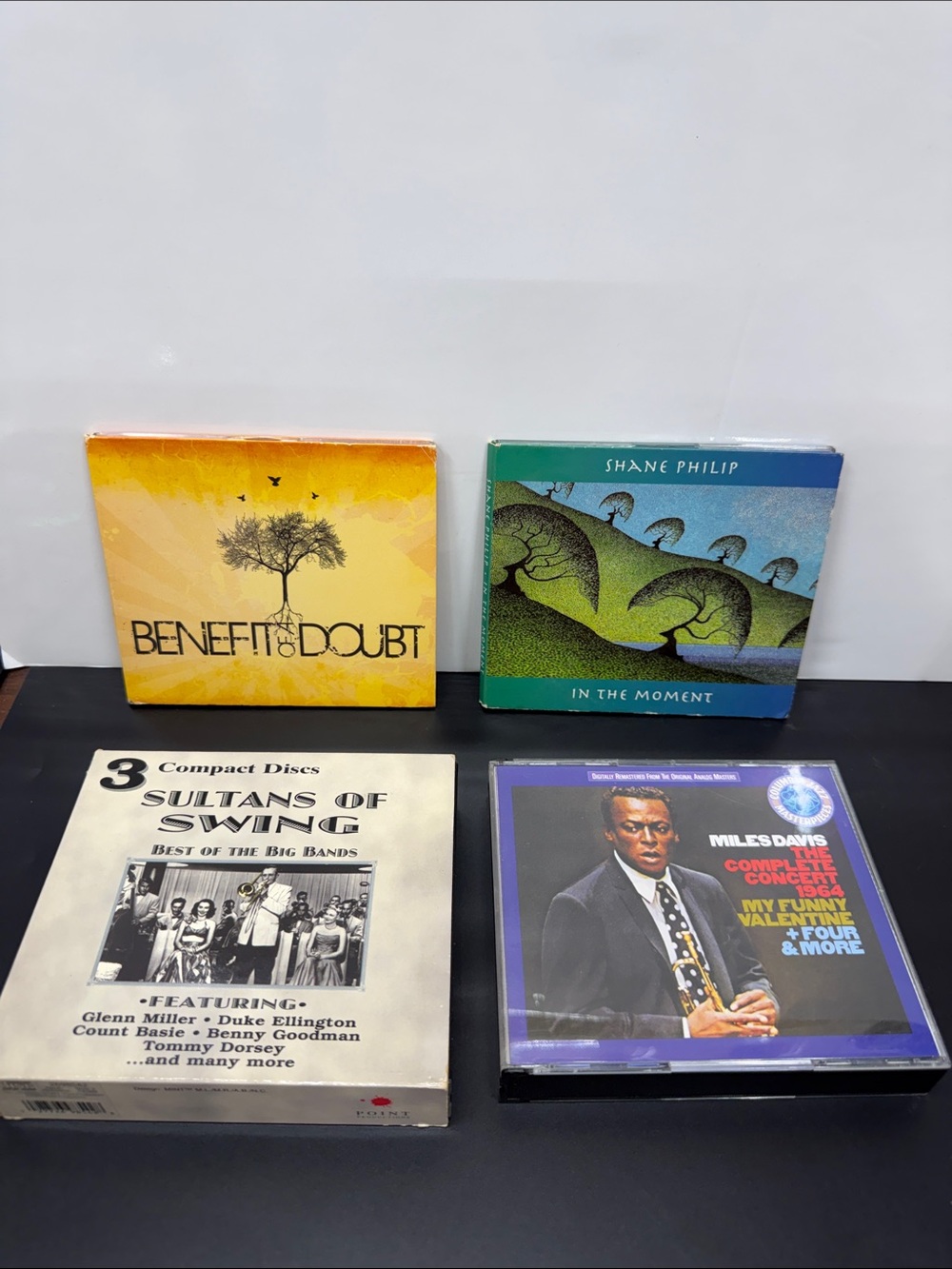 Assorted CD Lot – Miles Davis, Shane Philip, Benefit of a Doubt and Sultans